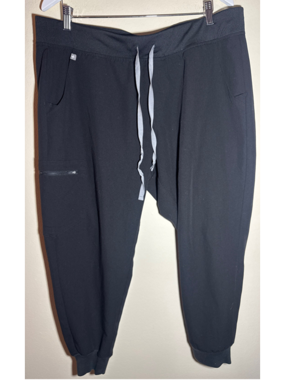 FIGS Zamora Jogger Scrub Pants XXL Black Grey 25” inseam
